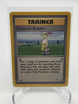 2002 Pokemon Legendary Collection Pokemon Breeder Trainer 102/110 Rare LP TCG - Image 1