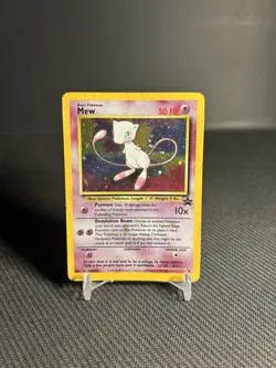 Pokemon TCG Mew 9 Wotc Promo Holo Rare Damaged - Image 1