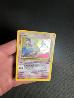 Pokemon TCG Mew 9 Wotc Promo Holo Rare Damaged - Image 5