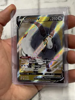 Pokemon Dubwool V 188/192 Rebel Clash Sword & Shield FULL ART NM/MT Pokemon TCG - Image 2