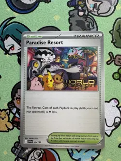 Pokemon World Championship 2025 English Paradise Resort SVP 224 Anaheim Nm - Image 1