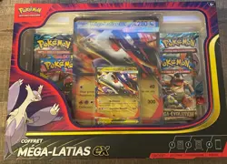 Pokemon Coffret 4 boosters Mega-Latias EX Mega Evolution ME01 FR Neuf Scelle - Image 1