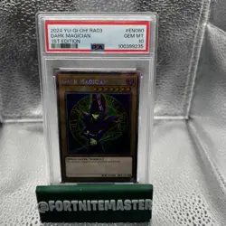 Dark Magician RA03-EN080 Platinum Secret Rare - Yugioh - PSA 10 - Image 1