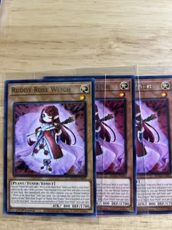 x3 Ruddy Rose Witch - MP22-EN061 - Rare - 1st Edition Yu-Gi-Oh! M/NM - Image 1