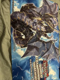 2019 WCQ Thunder Dragon Colossus Regional Yu-Gi-Oh Rubber Playmat - Image 1
