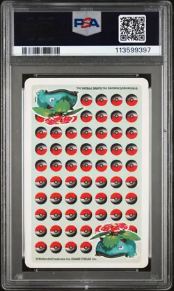 1998 POKEMON STADIUM GREEN VERSION PLAYING CARDS ACE OF DIAMONDS SNORLAX PSA 10 - Image 2