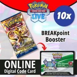 10 Pokemon XY BREAKpoint - PTCGO Live TCG Booster ONLINE Code Cards Lot - Image 1