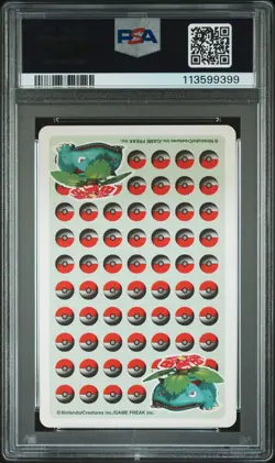 1998 POKEMON STADIUM GREEN VERSION PLAYING CARDS ACE OF SPADES MEW PSA 10 - Image 2