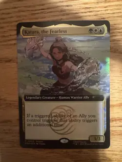 SDCC 2025 Magic The Gathering X Avatar Katara The Fearless Promo Card IN HAND - Image 4