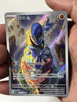 Sawk 130/086 White Flare Pokemon Card TCG - Image 1