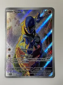 Sawk 130/086 White Flare Pokemon Card TCG - Image 2