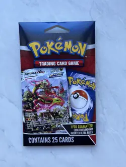 2024 Pokemon TCG Mystery Pack w/ Foil Card , Pack New Sealed* 25 Cards - Image 1