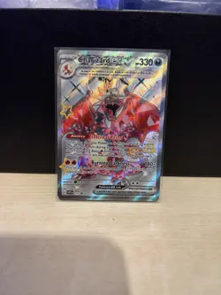 Pokemon TCG Charizard EX SVP 074 Promo Card Paldean Fates - Image 1