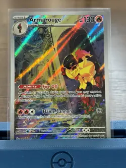 Pokemon TCG Armarouge Illustration Rare Card 203/198 Scarlet & Violet NM English - Image 1