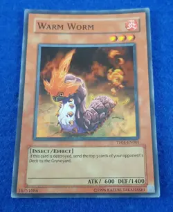 Yu-Gi-Oh! WARM WORM UNLIMITED LP Card *RARE* TF04 EN001 YUGIOH - Image 1