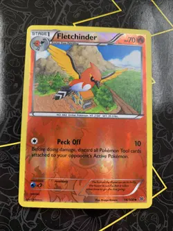 Fletchinder #14/108 XY Roaring Skies Pokemon Reverse Holo Uncommon Card - Image 1