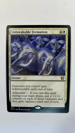 MTG Innistrad Midnight Commander Unbreakable Formation #095 Magic the Gathering - Image 1