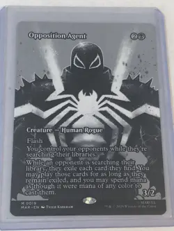 MTG Magic Marvel MTG Opposition Agent Borderless Mythic 0019 - Image 1