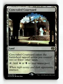 MTG | Concealed Courtyard | KLD | Foil | Moderately Played | English - Image 1