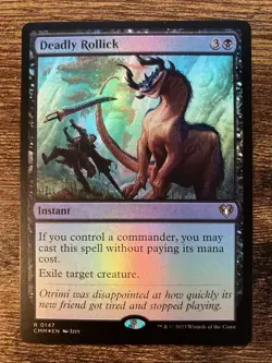 Deadly Rollick Foil CMM 0147 MTG NM/M - Image 1