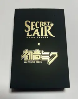 HATSUNE MIKU DIGITAL SENSATION Secret Lair Foil Edition MTG Unused - Image 5