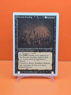 ⚫⚫⚫ 1994 Magic The Gathering DEMONIC HORDES REVISED 3RD EDITION PLAYED ⚫⚫⚫ - Image 1