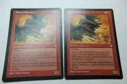 MTG Shard Phoenix x2- -Stronghold-Lightly Played - Image 1
