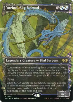 MTG Yorion, Sky Nomad Multiverse Legends #194 x1 Near Mint FOIL - Image 1