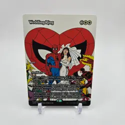 Wedding Ring - M 0007 - Borderless - Non-Foil - Spider-Man - MTG - Regular - Image 1