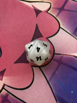 Final Fantasy Oversized Spindown Life Counter Magic The Gathering White D20 Die - Image 3