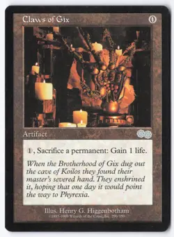 Claws of Gix U Urza's Saga 290 NM - Image 1