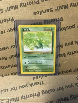 ODDISH - Team Rocket Set - 63/82 - Common - Pokemon Card - Unlimited - NM 🔥 - Image 1