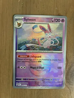 Pokemon Sylveon Master Ball Holo #040/131 Prismatic Evolutions NM-M TCG Card - Image 1