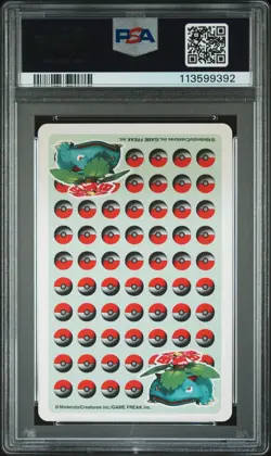 1998 POKEMON STADIUM GREEN VERSION PLAYING CARDS DRAGONITE PSA 10 - Image 2