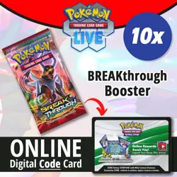 10 Pokemon XY BREAKthrough - PTCGO Live TCG Booster ONLINE Code Cards Lot - Image 1