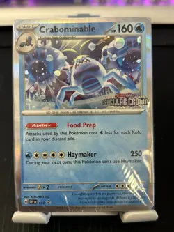 Pokemon SEALED Crabominable SVP 134 Stellar Crown Build-n-Battle Prerelease Kit - Image 1