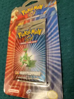 Pokemon EX Ruby & Sapphire Blister Booster Pack Sceptile Artwork 2003 - Image 2
