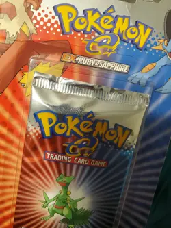 Pokemon EX Ruby & Sapphire Blister Booster Pack Sceptile Artwork 2003 - Image 3