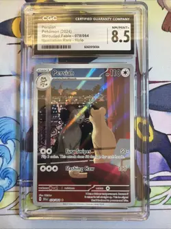 CGC 8.5 Persian 078/064 Illustration Rare - Shrouded Fable - Pokemon TCG - Image 1