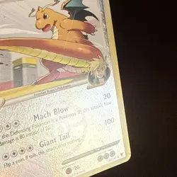 Pokemon TCG Dragonite FB 56/147 Supreme Victors Crosshatch Holo LP - Image 5