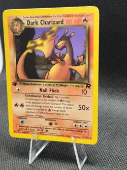 Pokemon TCG Dark Charizard 1st Edition Non-Holo Rare - Image 3
