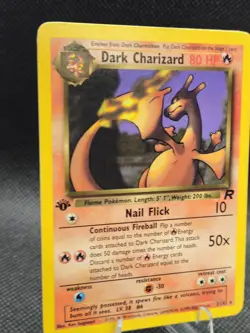 Pokemon TCG Dark Charizard 1st Edition Non-Holo Rare - Image 4