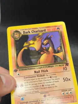 Pokemon TCG Dark Charizard 1st Edition Non-Holo Rare - Image 5