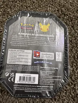 Pokemon TCG Celebrations 25th Anniversary Tin Factory Sealed Dark Sylveon V - Image 2