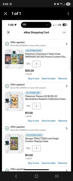 X14 Custom Pokemon Cases Bundle - Image 2