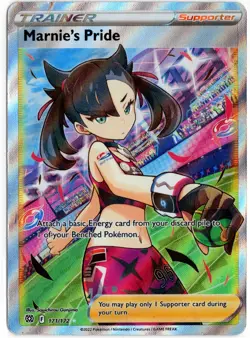 Pokemon - Brilliant Stars Marnie's Pride 171/172 HP (Creased) - Image 1