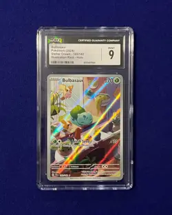 CGC 9 Bulbasaur #143 Stellar Crown 2024 Pokemon MINT - Image 1