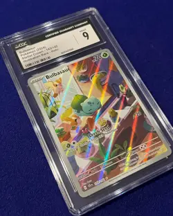 CGC 9 Bulbasaur #143 Stellar Crown 2024 Pokemon MINT - Image 2