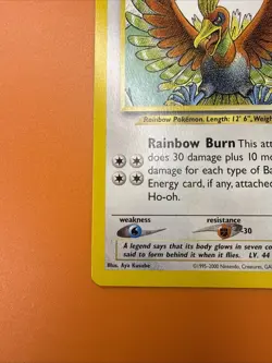 Pokemon TCG Ho-oh 18/64 Neo Revelation Regular LP Free Shipping! - Image 3