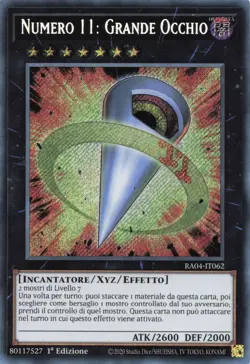 yu gi oh ita 1ed rara segreta ra04-it062 Numero 11: Grande Occhio - Image 1